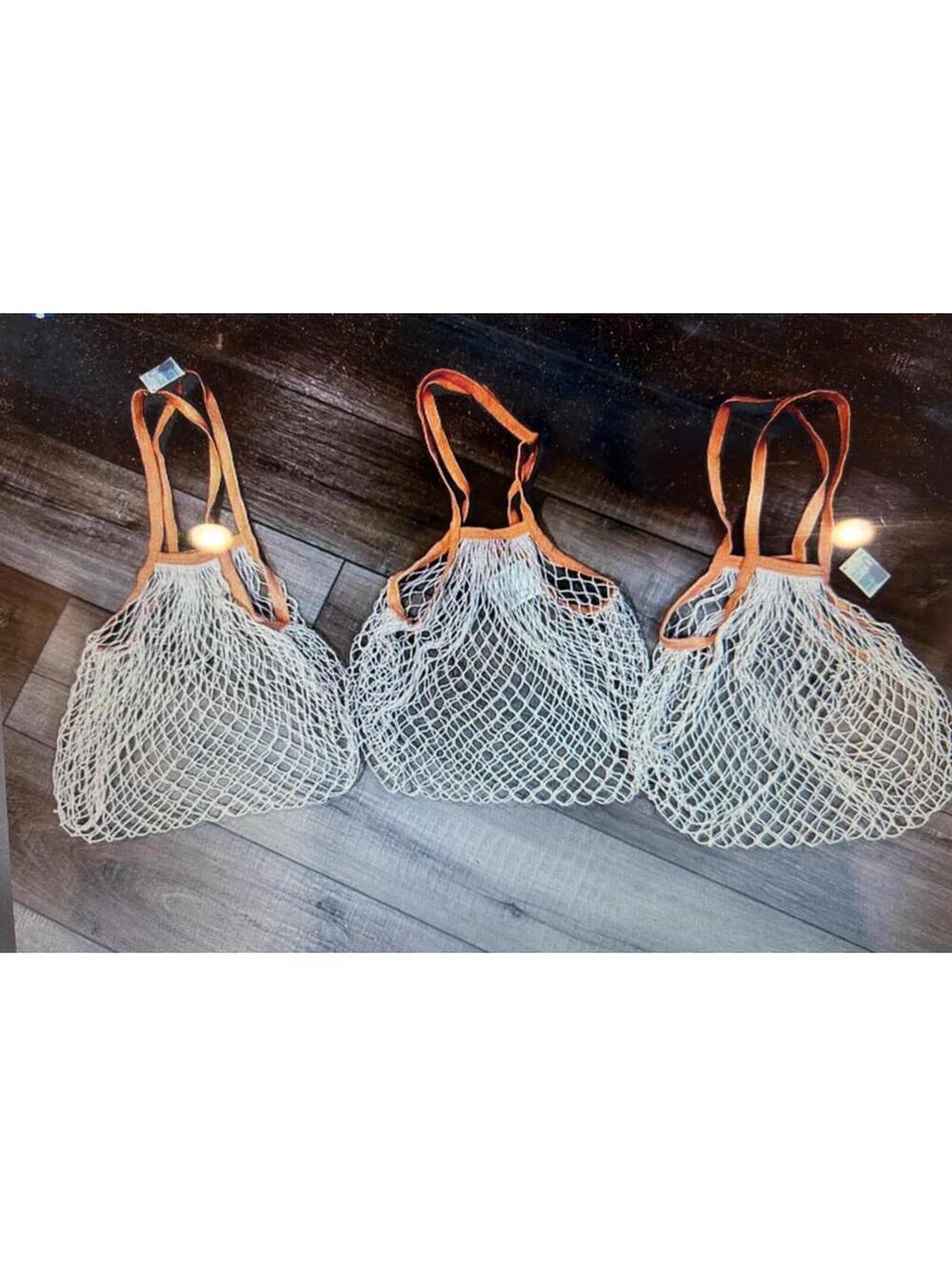3 Produce toy storage net hanging bags